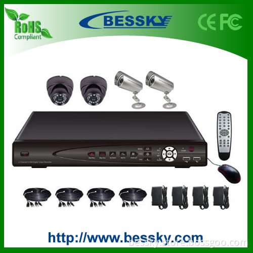4CH H. 264 Compression DVR CCTV Systems Camera (BE-8104V2ID2CD)
